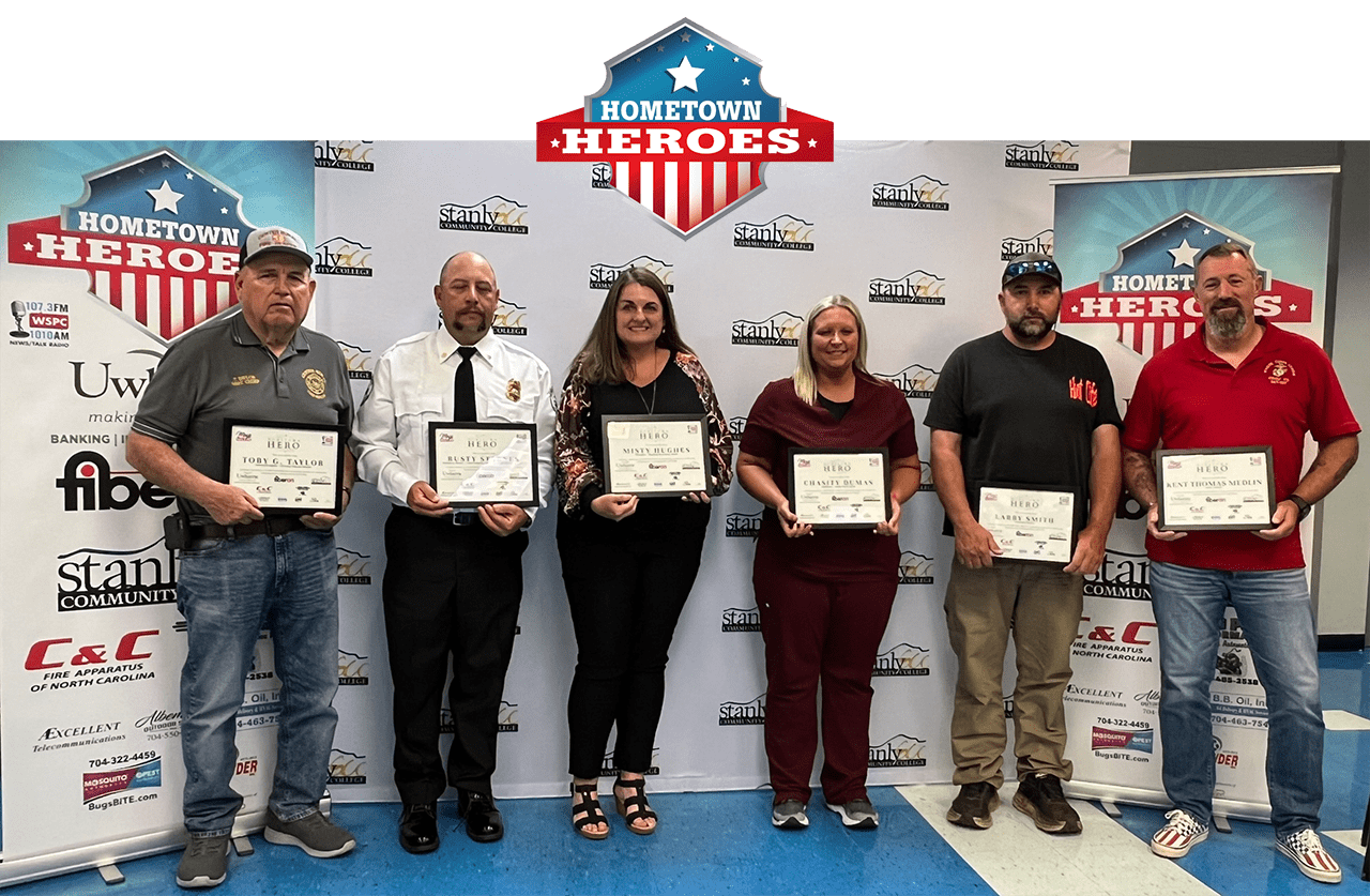 Hometown heroes banner